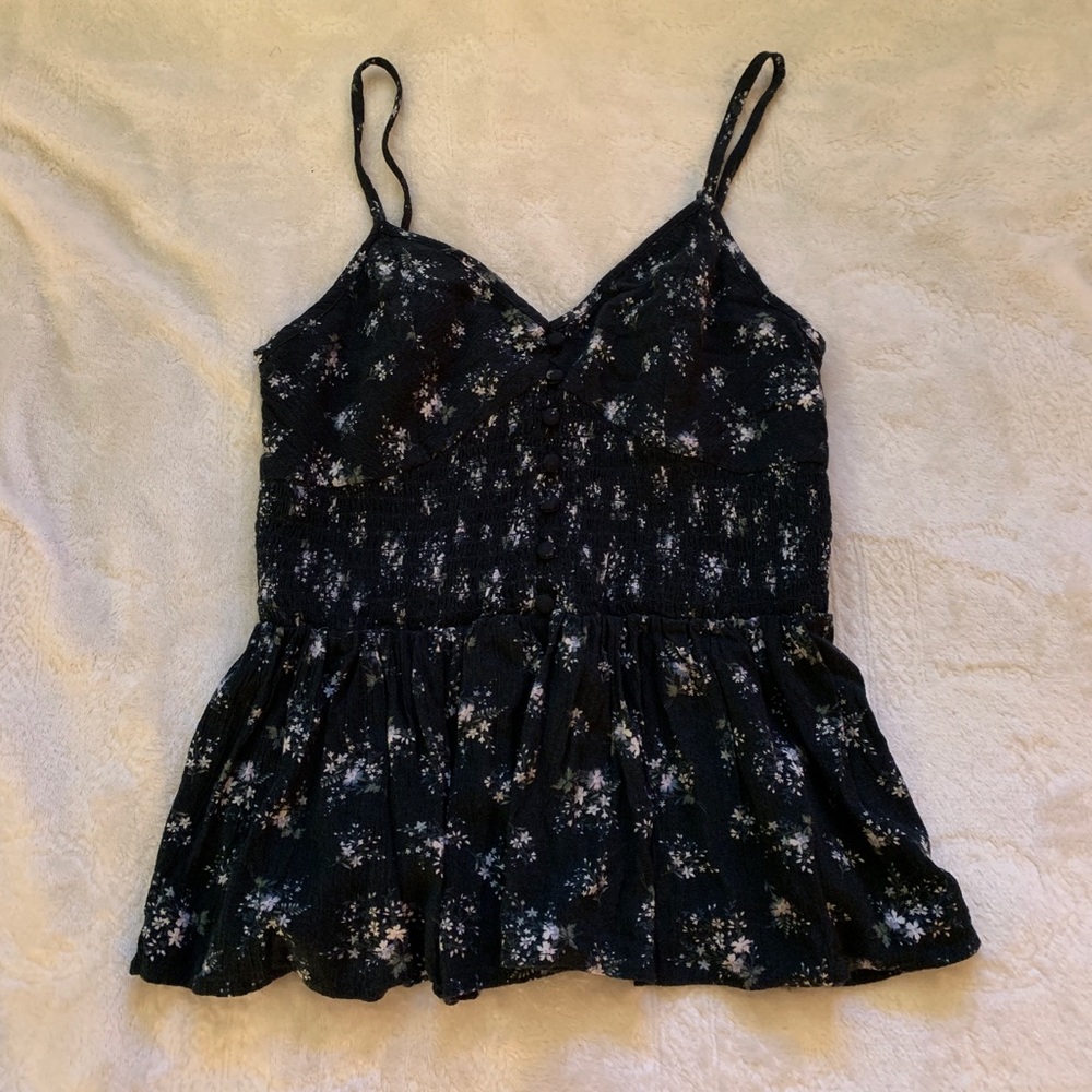Floral print tank top